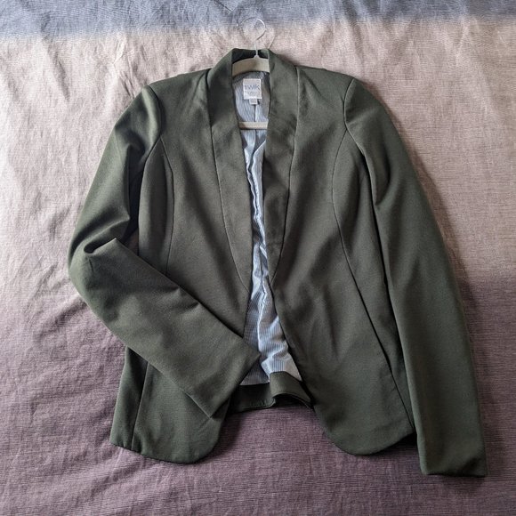 2/$20 [NWOT] SIMONS TWIK Slim-fit Blazer with Shoulder Pads - Picture 2 of 2